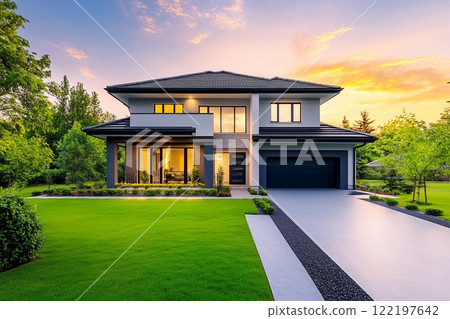 藍天和新建的房子“AI生成圖像” 藍天和新建的房子“AI生成圖像” 122197642