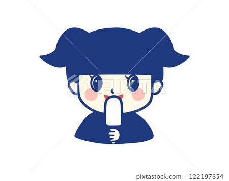 吃香草冰淇淋的女孩 吃香草冰淇淋的女孩 122197854