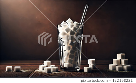 Image of sweet drinks that contain a lot of sugar 122198221
