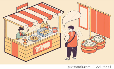 Night market, small snacks, mukoyaku collection 122198551