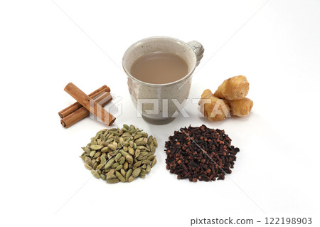 chai spice drink chai spice drink 122198903