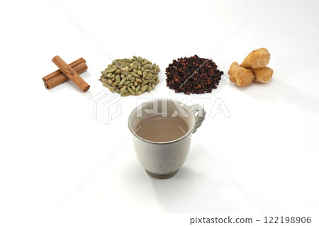 chai spice drink chai spice drink 122198906