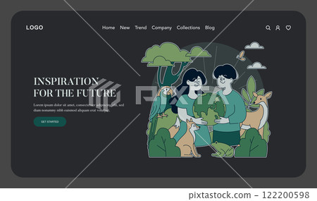 Wildlife Protection Day illustration. A celebration of global efforts to safeguard endangered species and ecosystems. Emphasizes the importance of conservation and sustainable practices for wildlife 122200598