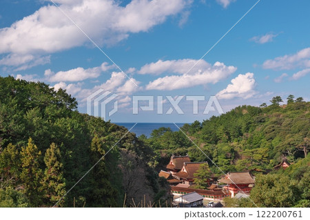 日禦岬神社遠景：大社町 122200761