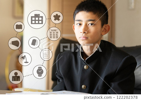 Image of preparing for high school entrance exams 122202378