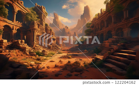 Ruins of an abandoned city Ruins of an abandoned city 122204162