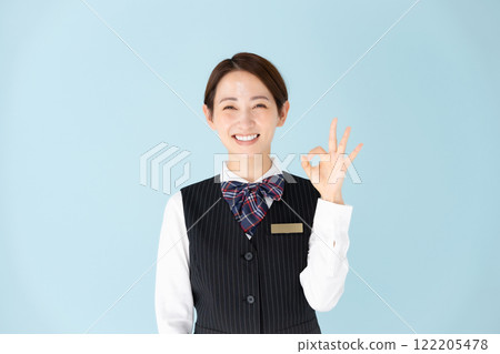 Women, uniforms, OK 122205478