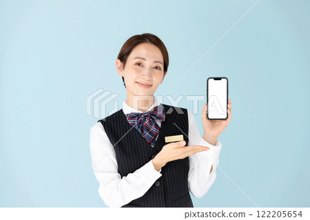 女性制服智慧型手機 122205654