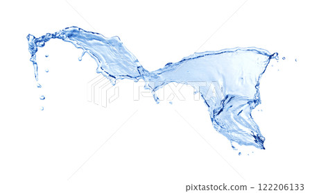Water splash on white Water splash on white 122206133