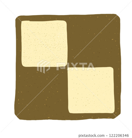 Checkered Cookie Icon 122206346
