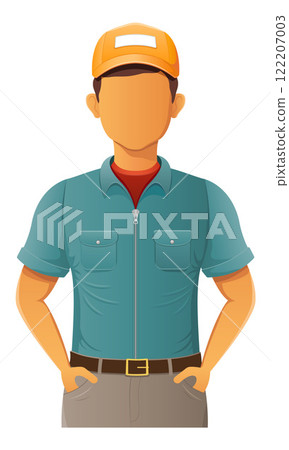 young man is handsome modern and promising vector illustration young man is handsome modern and promising vector illustration 122207003