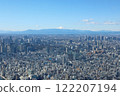 從天空樹上看到的富士山和市中心 122207194