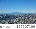從天空樹上看到的富士山和市中心 122207199