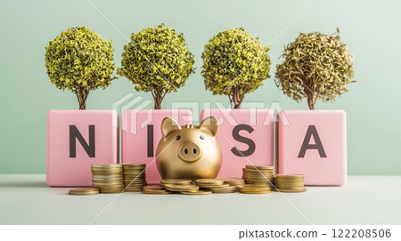 Image of asset formation with NISA Image of asset formation with NISA 122208506