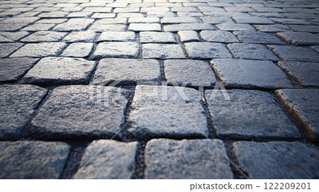 Damaged paving tiles. Defect in public space requiring 122209201