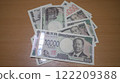 Money: New and old bills mixed together 122209388