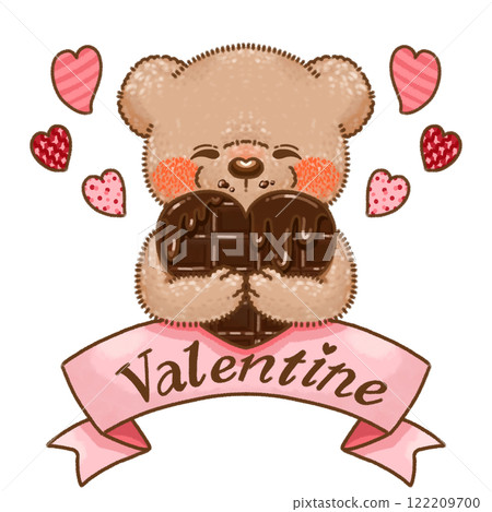 Valentine's Day Bear Valentine's Day Bear 122209700
