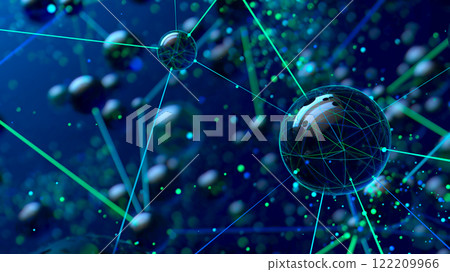 Interconnected Molecular Structures in a Cosmic Blue Environment Interconnected Molecular Structures in a Cosmic Blue Environment 122209966