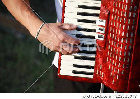 Nature Serenity Meets Accordion Musical Joy 122210078