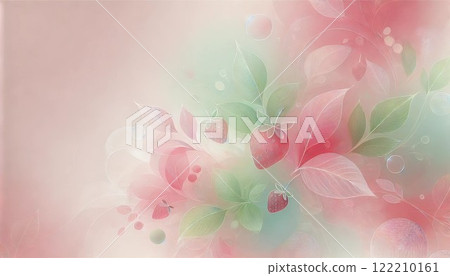 草莓淡色插畫背景 草莓淡色插畫背景 122210161