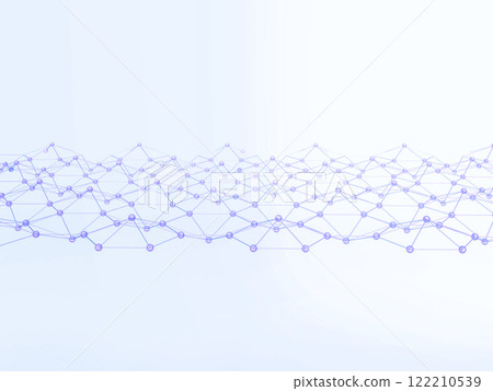 3D illustration of a regular network 3D illustration of a regular network 122210539