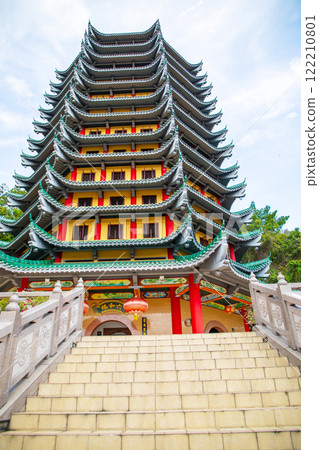 Chinese temple pagoda in Kota Kinabalu City, Sabah Malaysia Chinese temple pagoda in Kota Kinabalu City, Sabah Malaysia 122210801