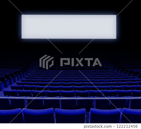An empty cinema before the screening 122212456