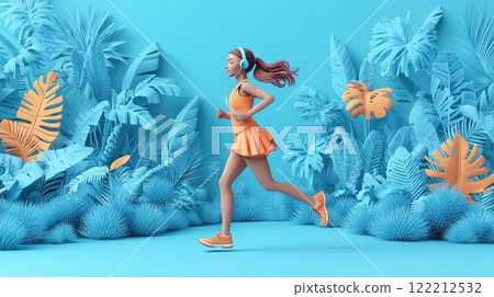 Detailed artistic rendering of a native warriors profile with intricate feather headdress and skeletal structure set against a dark background 122212532