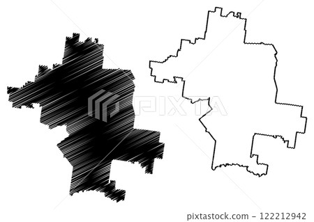 Carrathool Shire (Commonwealth of Australia, New South Wales, NSW) map vector illustration, scribble sketch Carrathool map Carrathool Shire (Commonwealth of Australia, New South Wales, NSW) map vector illustration, scribble sketch Carrathool map 122212942