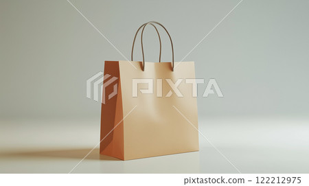 Simple Kraft Shopping Bag Design 122212975
