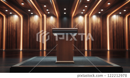 Spacious space and podium 122212978