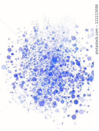 Colourful hand drawn splashes watercolor drops 122213086