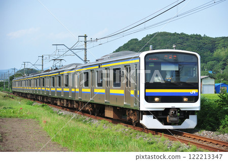內房線 九重館山 JR 東日本 209 系列 C612 編組（幕張） 122213347