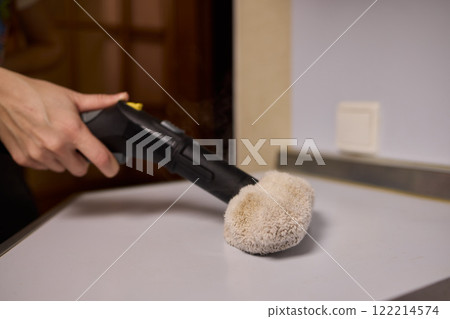 Achieving Efficient and Thorough Cleaning with a Steam Cleaner in a Modern Kitchen Setting Achieving Efficient and Thorough Cleaning with a Steam Cleaner in a Modern Kitchen Setting 122214574