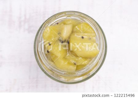 玻璃瓶裝獼猴桃果醬 玻璃瓶裝奇異果果醬 玻璃瓶裝獼猴桃果醬 玻璃瓶裝奇異果果醬 122215496