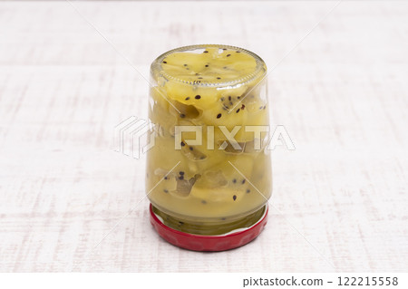 玻璃瓶裝獼猴桃果醬 玻璃瓶裝奇異果果醬 122215558