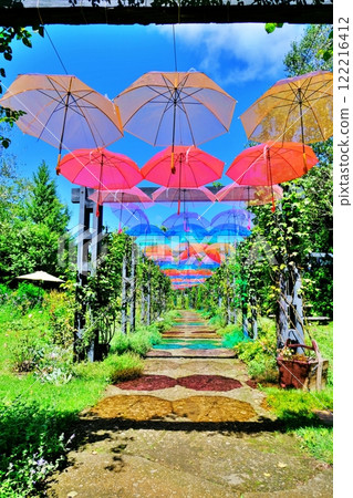 Ecorin Village Umbrella Sky Scenery (Eniwa City, Hokkaido) 122216412