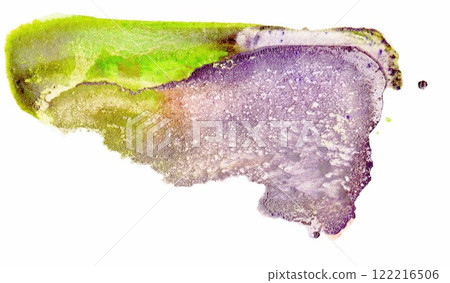 An abstract watercolor splash blending vibrant greens and purples, showcasing a unique interplay of colors and textures, perfect for an artistic or creative space An abstract watercolor splash blending vibrant greens and purples, showcasing a unique interplay of colors and textures, perfect for an artistic or creative space 122216506