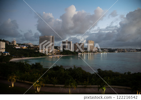 關島圖蒙海灘夜景 關島圖蒙海灘夜景 122216542