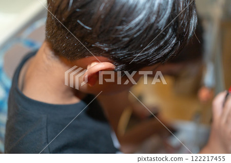 younger, fridge, back view 122217455