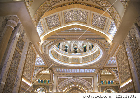 The magnificent ceiling decoration of Qasr al-Watan Palace 122218332