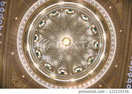 The magnificent ceiling decoration of Qasr al-Watan Palace The magnificent ceiling decoration of Qasr al-Watan Palace 122218336