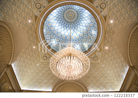 The magnificent chandeliers at Qasr Al Watan Palace The magnificent chandeliers at Qasr Al Watan Palace 122218337