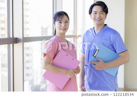 Medical Portraits of medical workers Medical Portraits of medical workers 122218534