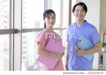 Medical Portraits of medical workers Medical Portraits of medical workers 122218535