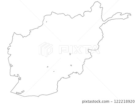 Blank map of Afghanistan Blank map of Afghanistan 122218920