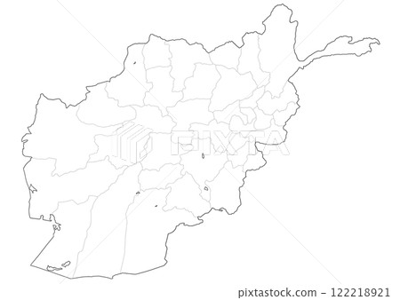 空白地圖阿富汗 空白地圖阿富汗 122218921