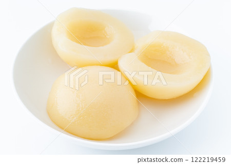 盤子裡的桃子罐頭(白桃) 盤子裡的桃子罐頭(白桃) 122219459