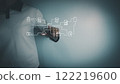 Document Management System, Officer using laptop manage files, Online document database management, automated processes to manage system, ERP enterprise efficient, business technology 122219600