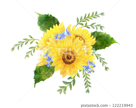 Yellow Sunflower Flower 122219943